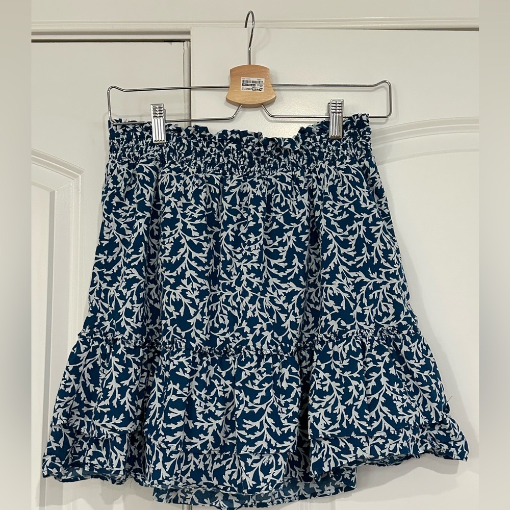 J Crew Factory Ruffle Mini-Skirt, Size S